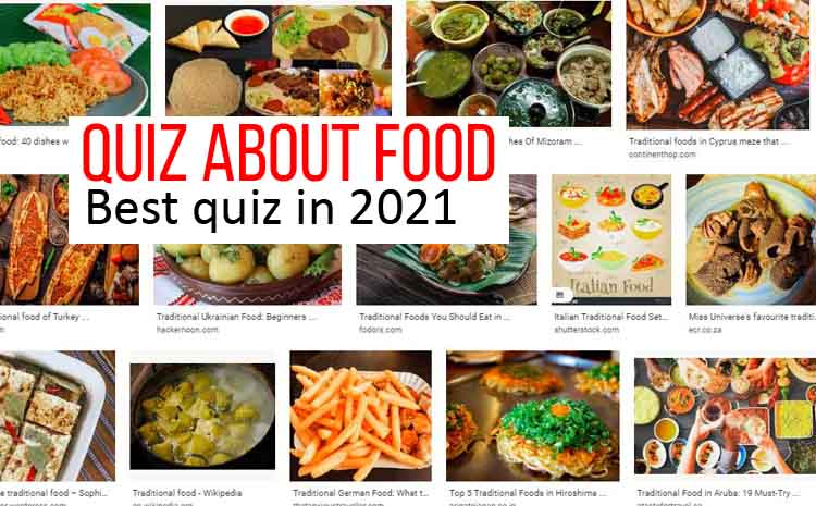 Quiz about Food